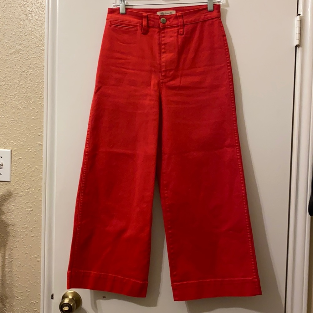 Madewell Emmett Slim Wide Leg Pants